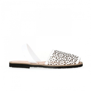 Sandale din piele naturala MINORQUINES Laser White - Img 3