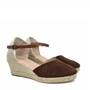 Sandale din piele naturala NIRVANA Brown