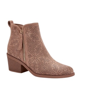 Botine din piele ecologica MARGOT Beige