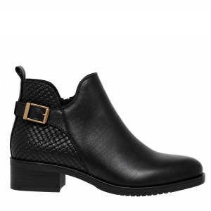Botine din piele naturala TATIANA Black - Img 2
