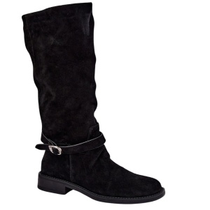 Cizme din piele naturala JULIETA Black