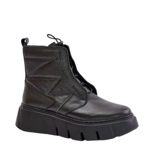 Cizme mini din piele naturala MELISSA Black