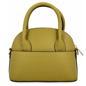 Geanta din piele naturala AGATA Yellow