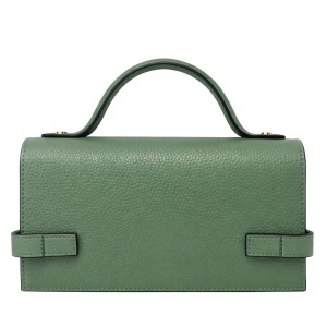 Geanta din piele naturala IVY Green - Img 2