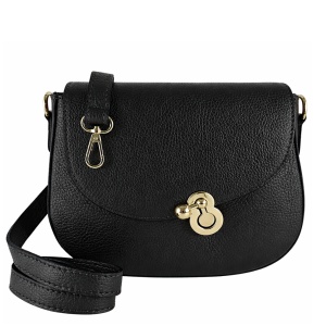 Geanta din piele naturala LUCRETIA Black