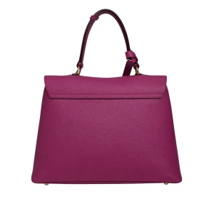 Geanta din piele naturala NIKA Fucsia - Img 3
