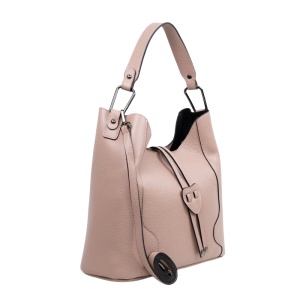 Geanta din piele naturala RENATA Rose - Img 2