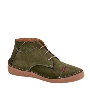 Ghete din piele naturala MAYLA Green - Img 1