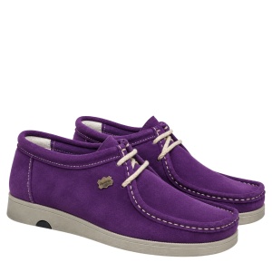 Mocasini din piele intoarsa SAFARI Violet