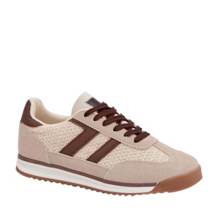 Pantofi sport din piele ecologica IRENE Bej
