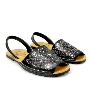 Sandale din piele AVARCA SPRING Black