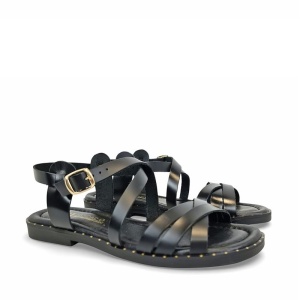 Sandale din piele naturala EVA Black