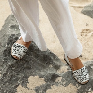 Sandale din piele naturala MINORQUINES Laser White - Img 5