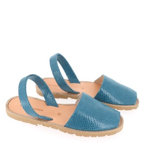 Sandale din piele naturala MINORQUINES Lizard Monaco