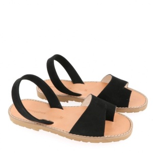 Sandale din piele naturala MINORQUINES Petra Black