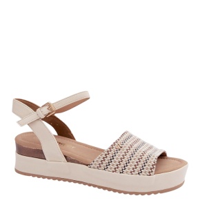 Sandale din piele naturala WRANGLER Nude
