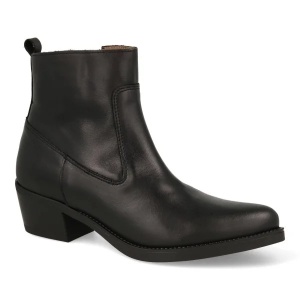 Botine din piele naturala ARIZONA Black - Img 3