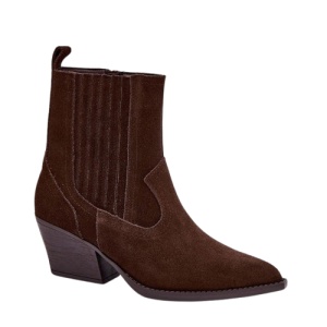 Botine din piele naturala GAMBIA Brown