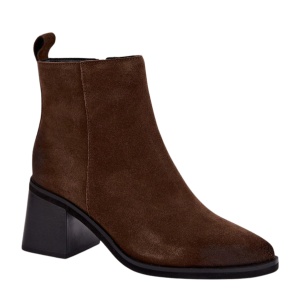 Botine din piele naturala TATIANA Taupe