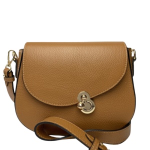 Geanta din piele naturala LUCRETIA Camel