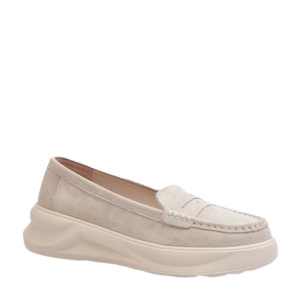 Pantofi din piele naturala DORA Nude - Img 2
