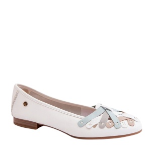 Pantofi din piele naturala ZULEMA White