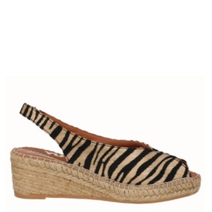 Sandale din piele naturala CLEO Cebra