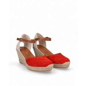 Sandale din piele naturala SAMBA Red - Img 2