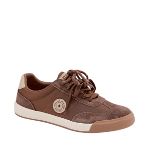 Sneakersi din piele naturala AMPARO Brown