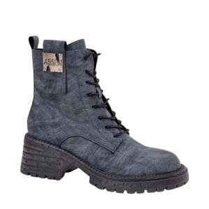 Bocanci din piele naturala VIKON Blue