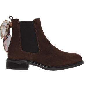 Botine din piele naturala ELVIRA Brown - Img 2