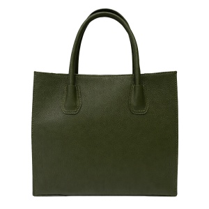 Geanta din piele naturala GERTRUDE Khaki
