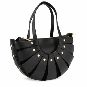 Geanta din piele naturala NINFEA Black - Img 2