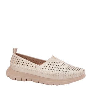 Pantofi din piele ecologica DANIELA Beige