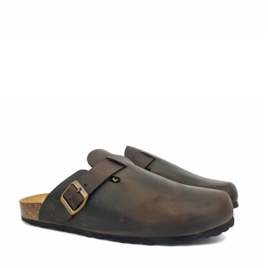Saboti din piele naturala CORDOBA Brown