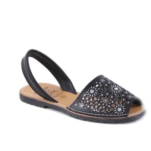 Sandale din piele AVARCA SPRING Black - Img 2