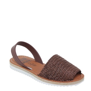 Sandale din piele intoarsa, AVARCA RUSTIC Brown - Img 2