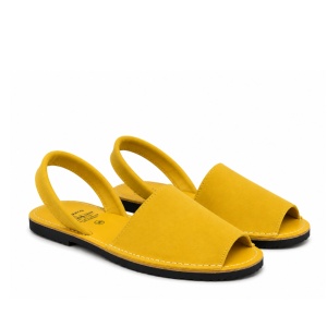Sandale din piele naturala, AVARCA COLOUR POP Yellow