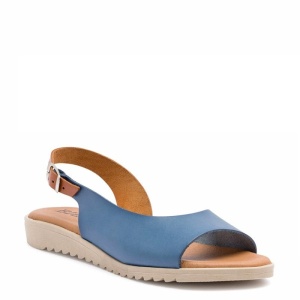 Sandale din piele naturala FOX Blue