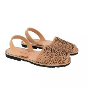 Sandale din piele naturala MINORQUINES Laser Natural
