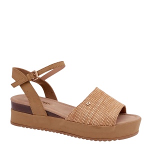 Sandale din piele naturala WRANGLER Beige