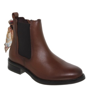 Botine din piele naturala FIORELLA Brown