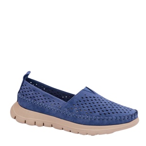 Pantofi din piele ecologica DANIELA Blue
