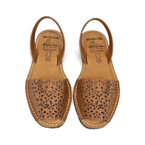Sandale din piele AVARCA AUSTRAL Brown - Img 2