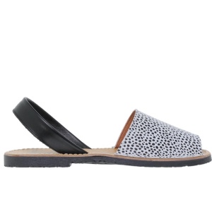 Sandale din piele AVARCA DOTS White - Img 3