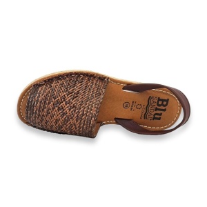 Sandale din piele intoarsa, AVARCA RUSTIC Brown - Img 3