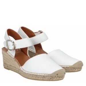 Sandale din piele naturala MARS White - Img 2
