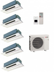 Posibilitati de Selectie Multiple pentru UNITATE INTERNA MULTISPLIT TIP CASETA 1 DIRECTIE SLIM, CU INVERTER, MITSUBISHI ELECTRIC, ME MLZ-KA50+MLP443W, 18000 BTU, R410A