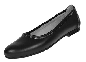 Balerini dama casual, din piele naturala negru - FLO3NBOX - Img 10
