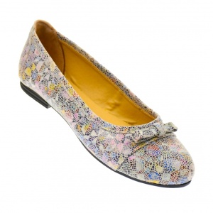 Balerini dama din piele naturala multicolora - FLOCOLOR2 - Img 4